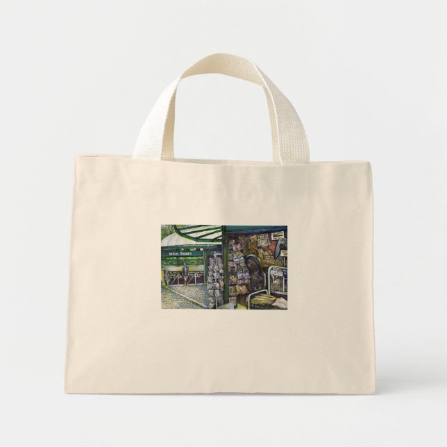 How Does One Image, Unimaginative? Mini Tote Bag (Front)