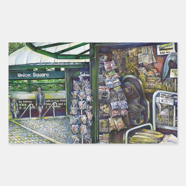 How Does One Image, Unimaginative? Rectangular Sticker (Front)