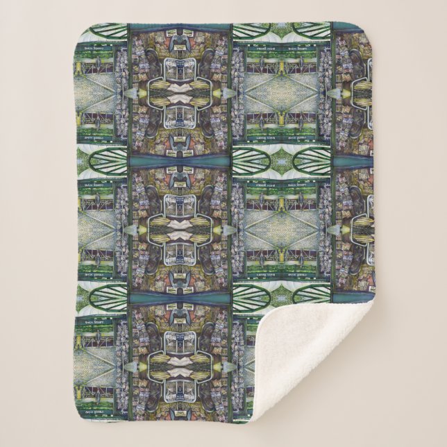 How Does One Image, Unimaginative? Sherpa Blanket (Front)