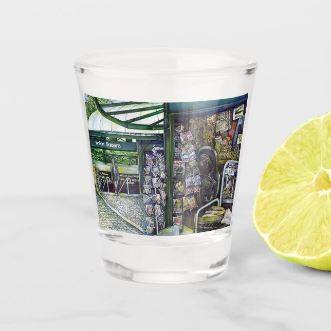 How Does One Image, Unimaginative? Shot Glass (Front)