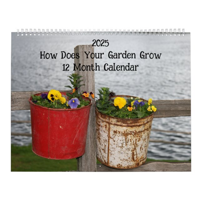 How Does Your Garden Grow 12 Month Calendar (Cover)