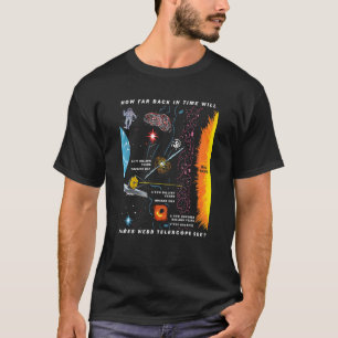 How Far Back In Time James Webb Telescope See Shir T-Shirt