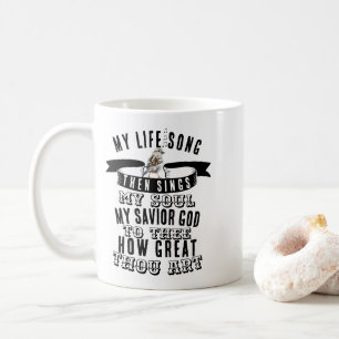 How Great Thou Art Bird Singing Christian Coffee Mug