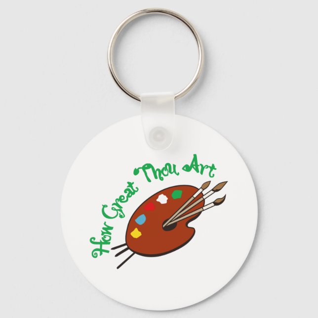 How Great Thou Art Key Ring (Front)