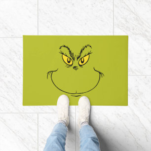 How Grinch Stole Christmas Face Doormat