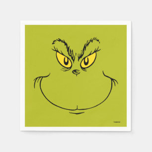 How Grinch Stole Christmas Face Napkin