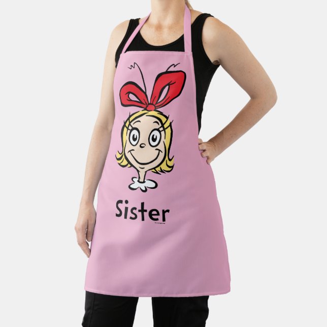 How Grinch Stole Christmas | Grinch Sister Apron (Insitu)