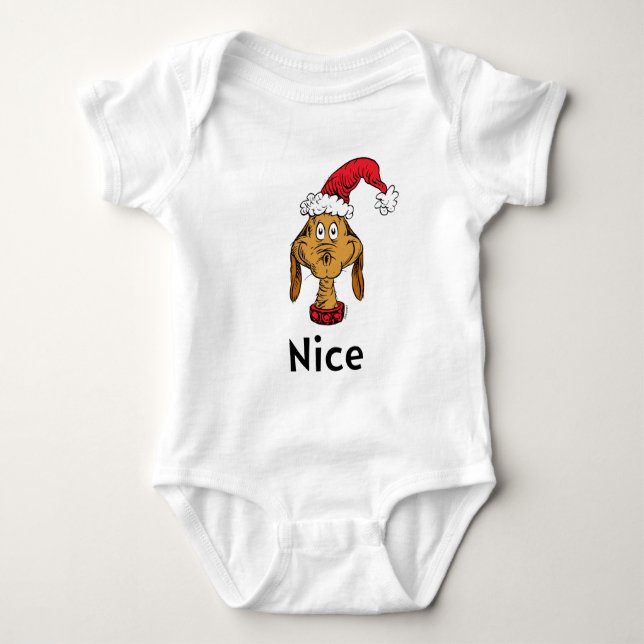 How Grinch Stole Christmas | Max is Nice Baby Bodysuit (Front)