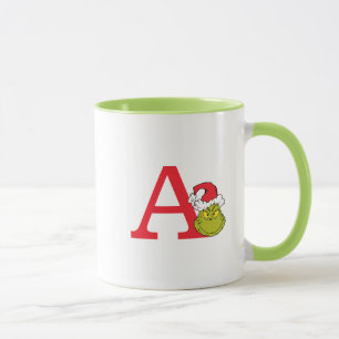 How Grinch Stole Christmas Monogram A Mug