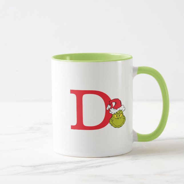 How Grinch Stole Christmas | Monogram D Mug (Right)