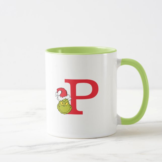 How Grinch Stole Christmas | Monogram P Mug (Right)