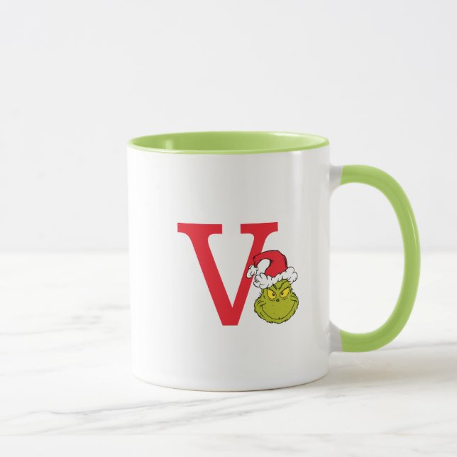 How Grinch Stole Christmas | Monogram V Mug (Right)