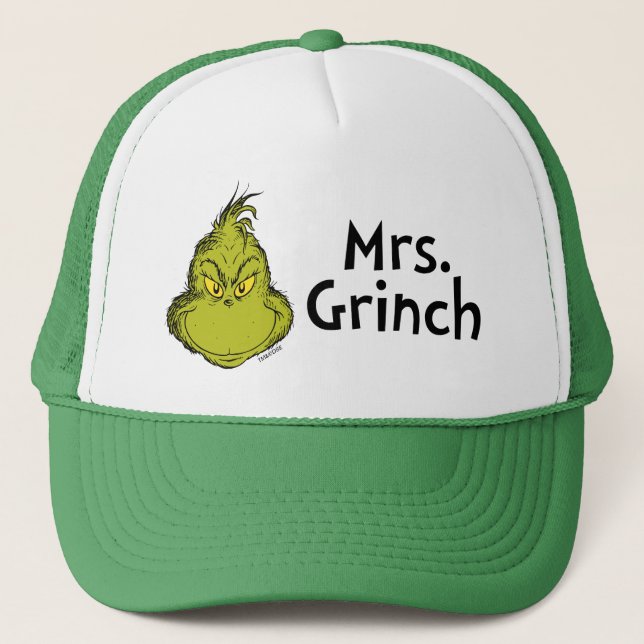 How Grinch Stole Christmas | Mrs. Grinch Trucker Hat (Front)