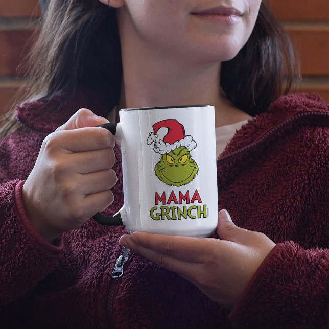 How Grinch Stole Christmas | Papa Mama Mug (Person holding mug)