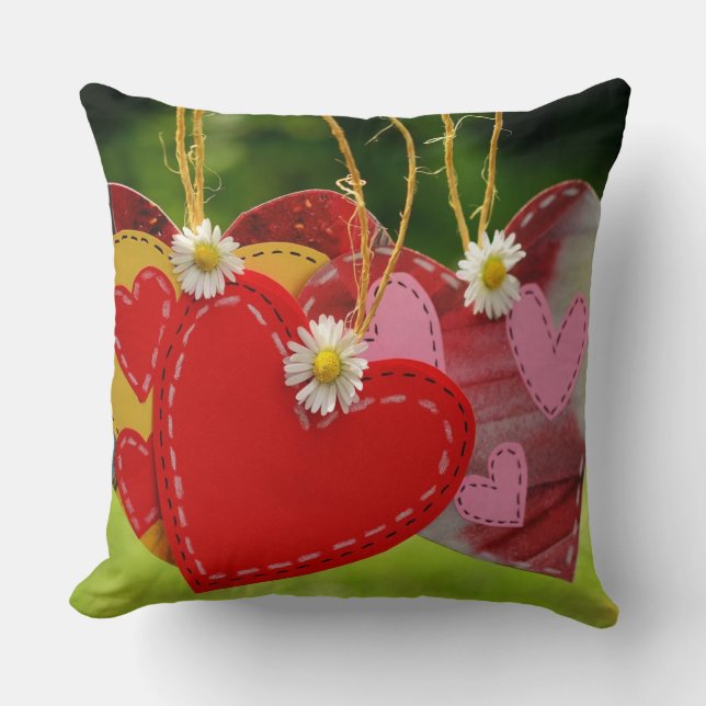 How Heart Pattern Pillows Support Meaningful Cause (Front)