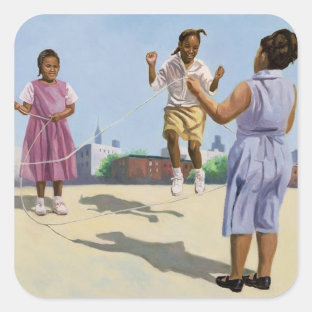 How High? 2001 Square Sticker (Front)