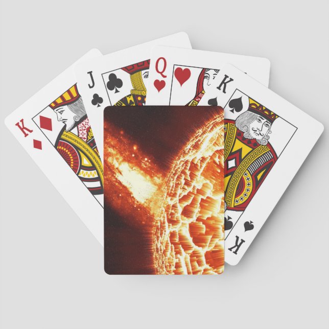 HOW HOT ARE SUN EXPLOSIONS! PLAYING CARDS (Back)