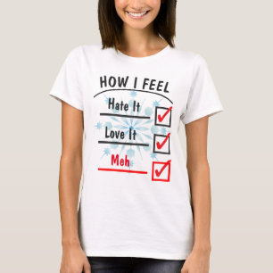 How I Feel Survey T-Shirt
