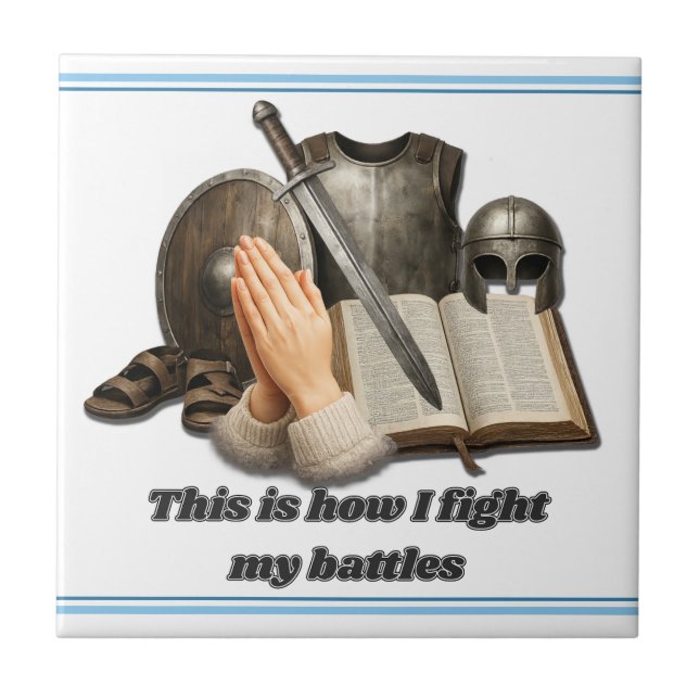 How I Fight My Battles Tile (Front)