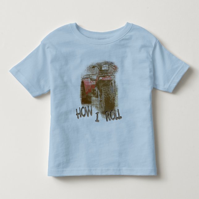 How I Roll - ATC Trike Three Wheeler Toddler T-Shirt (Front)