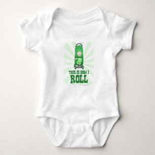 How I Roll Baby Baby Bodysuit