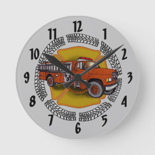 How I Roll Firefighter clock