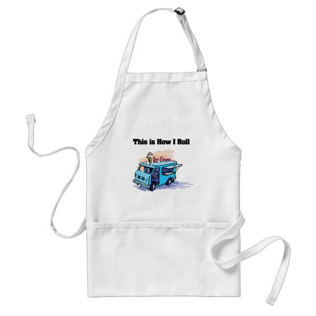 How I Roll (Ice Cream Truck) Standard Apron (Front)