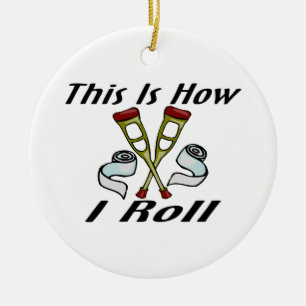 How I Roll Injured Ceramic Tree Decoration