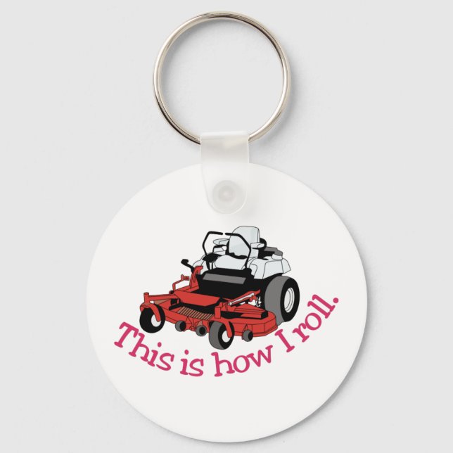How I Roll Key Ring (Front)