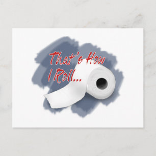 how-I-roll Postcard