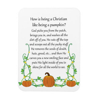 How is Being a Christian Like Being a Pumpkin Magnet