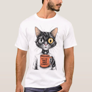 How Is Your Inner Inner Climate? Cat Lover T-Shirt