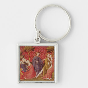 How Lancelot kissed Guinevere Key Ring