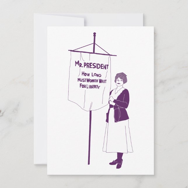 How Long Must Women Wait For Liberty Card (Front)