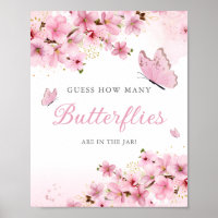 How many butterfly in the gar baby shower