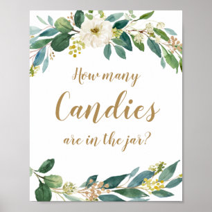 How Many Candies Are in the Jar? Game Sign