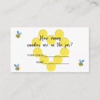 How many candies/ Bee baby shower game