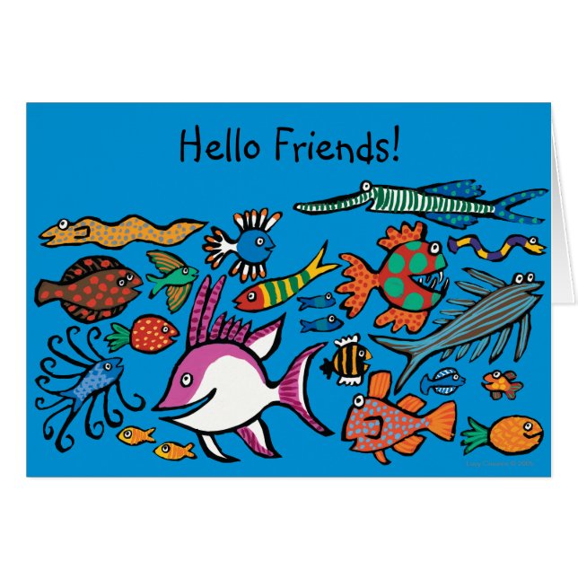 How Many Different Fish Can You See? (Front Horizontal)