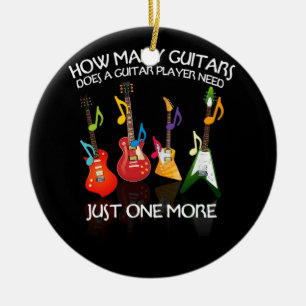 How Many Guitars Does Guitar Player Need One More Ceramic Tree Decoration