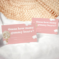 How Many Gummy Bears Girl Baby Shower Game