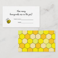 How many honeycombs baby shower game