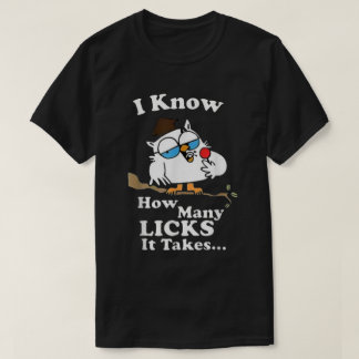 How Many Licks Funny Owl Tee
