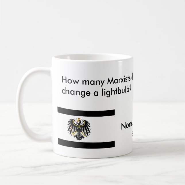 How many Marxists does it take? Coffee Mug (Left)