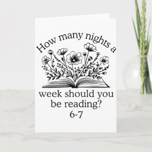 How Many Night A Week Should You Be Reading 67 Mem Card
