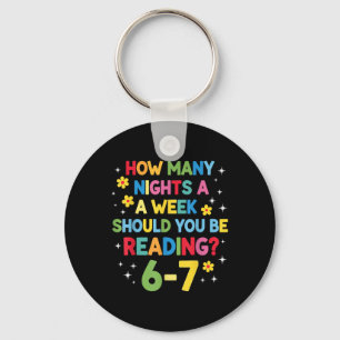 How Many Nights A Week Should You Be Reading 6-7 B Key Ring