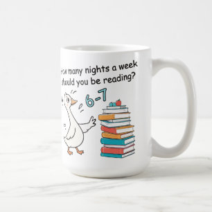 How Many Nights a Week Should You Be Reading 6-7 Coffee Mug