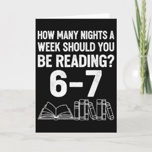 How Many Nights A Week Should You Be Reading 6 7 M Card