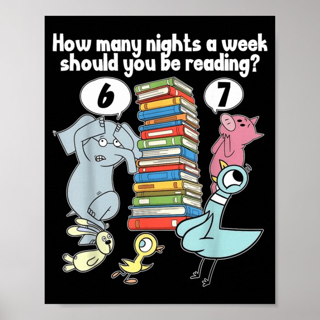 How Many Nights A Week Should You Be Reading 6–7 M Poster (Front)