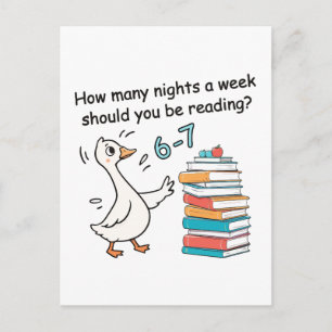 How Many Nights a Week Should You Be Reading 6-7 Postcard