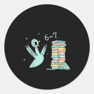 How Many Nights A Week Should You Be Reading 6-7 S Classic Round Sticker
